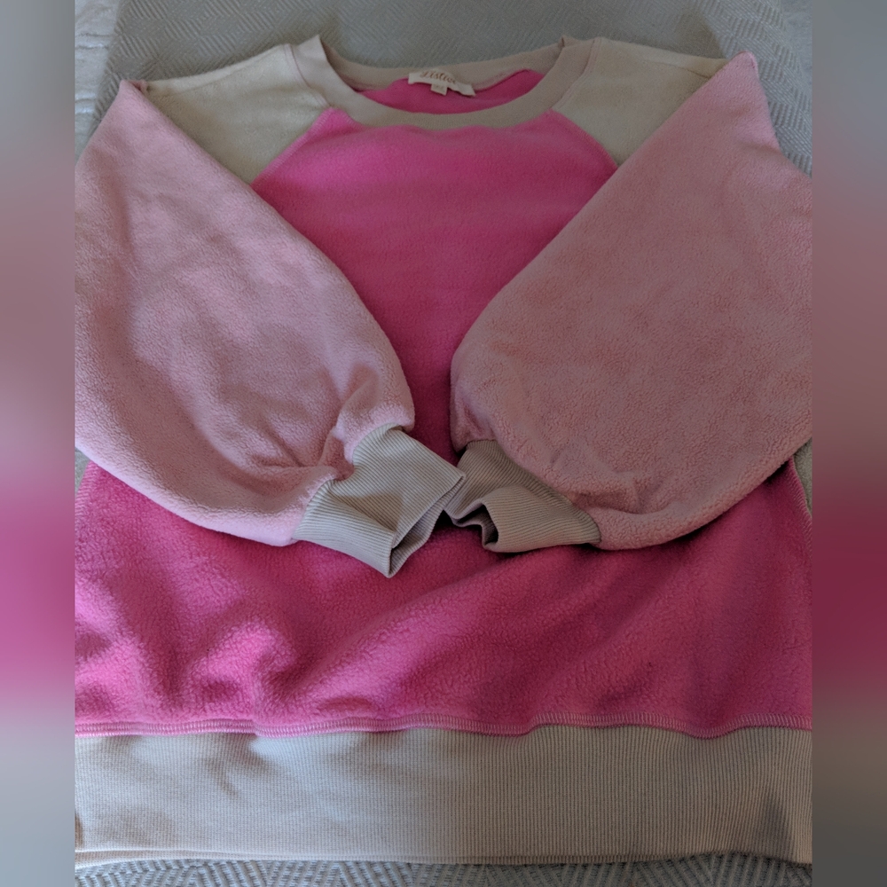 Listicle Fleece Sweatshirt XS